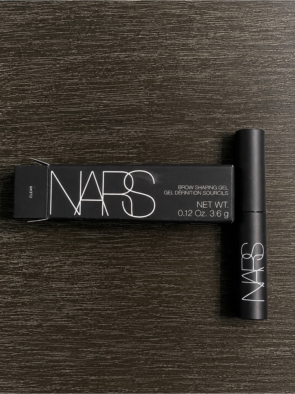 NARS Clear Brow Shaping Gel in Black Packaging
